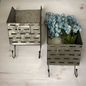 metal olive wall baskets